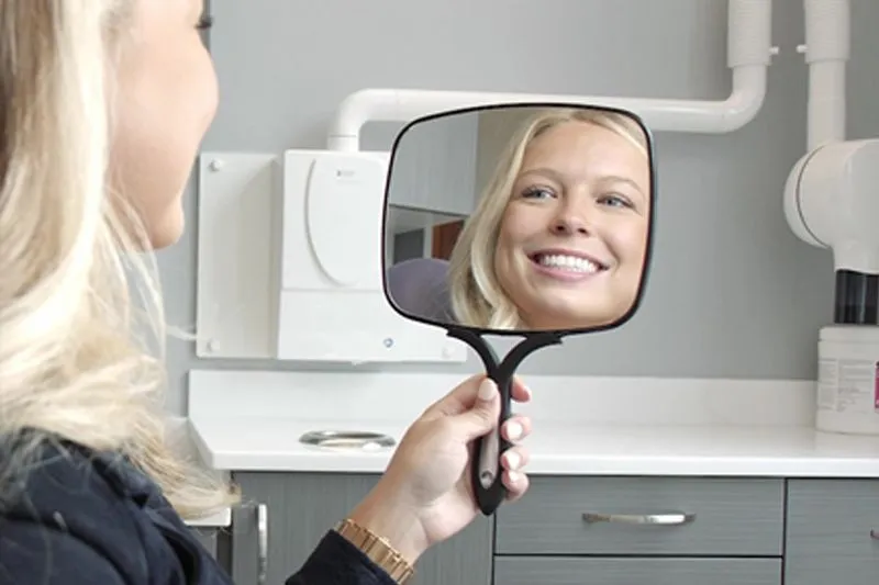 Happy patient at Boston family dentist