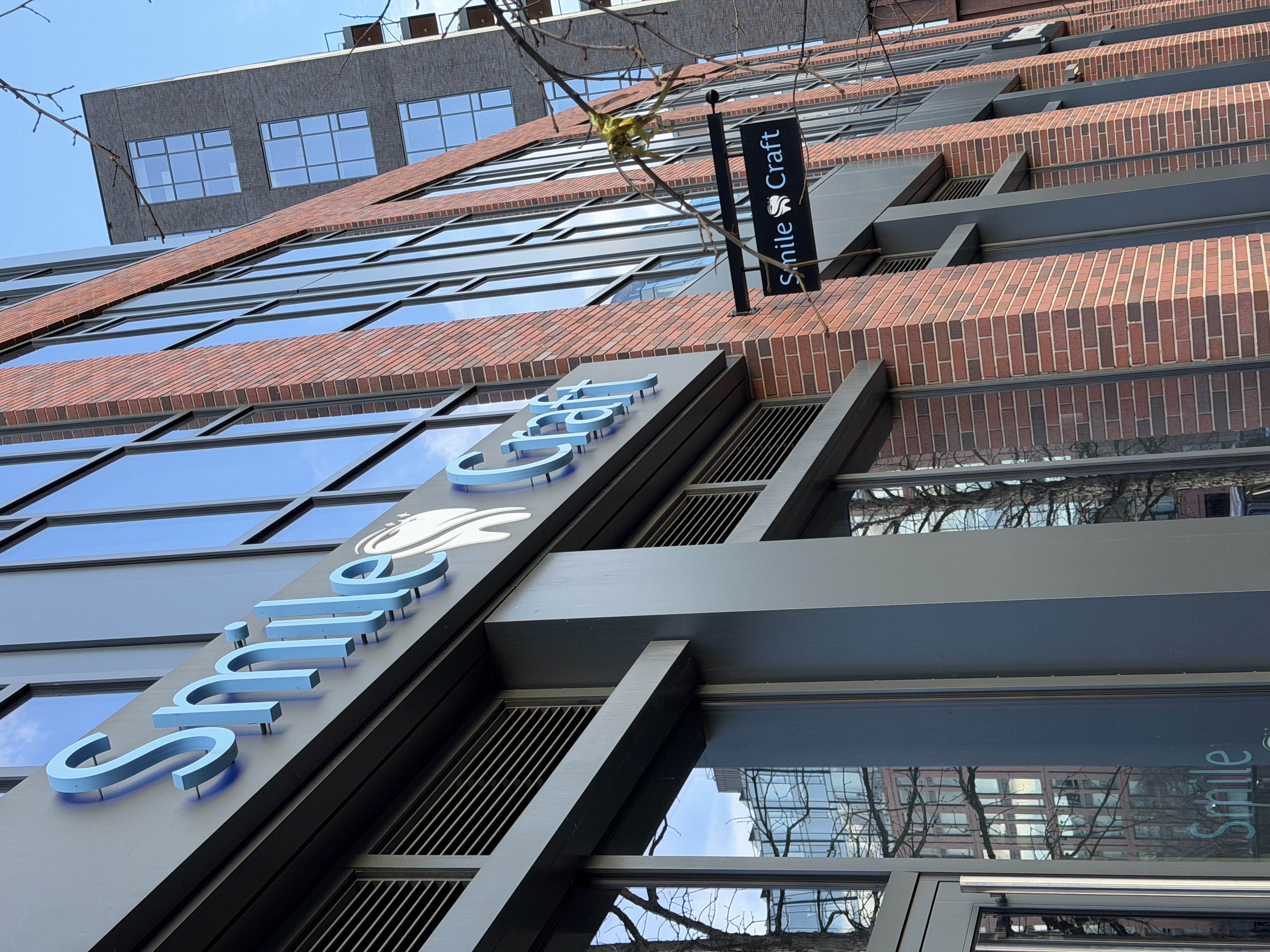 Smile Craft dental clinic entrance in Boston South End