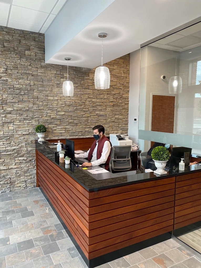 Boston dental clinic comfortable waiting area